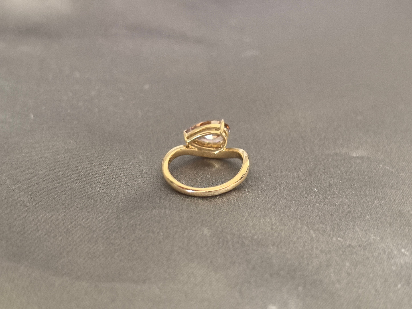 Pear-Shaped Lab Diamond Ring - East-West Setting - Everyday Luxury Ring