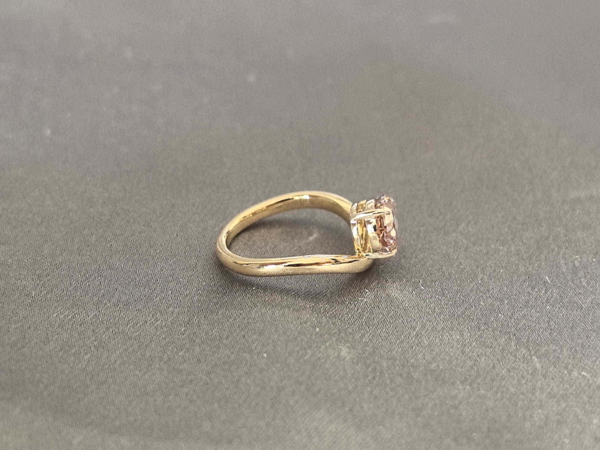 Pear-Shaped Lab Diamond Ring - East-West Setting - Everyday Luxury Ring