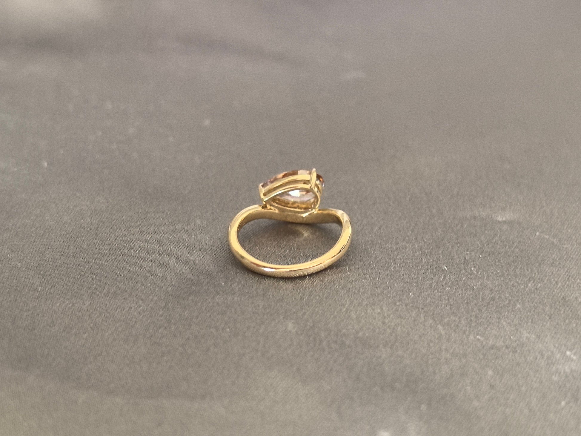Pear-Shaped Lab Diamond Ring - East-West Setting - Everyday Luxury Ring