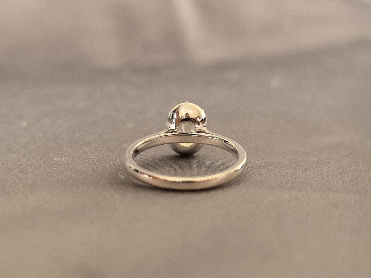 Old Mine Cushion Cut Diamond Ring - Vintage-Inspired Solitaire Engagement Ring - Prong & Partial Bezel-Set Diamond Ring