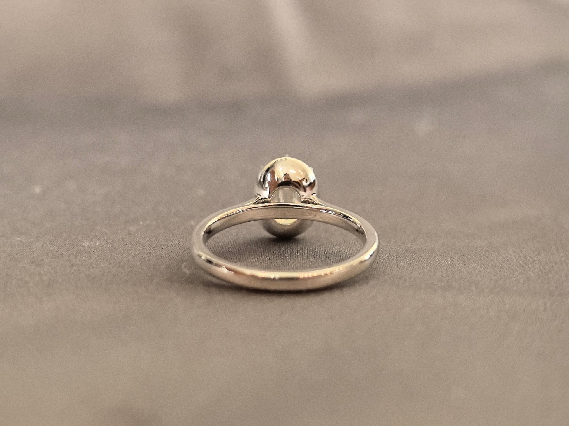 Old Mine Cushion Cut Diamond Ring - Vintage-Inspired Solitaire Engagement Ring - Prong & Partial Bezel-Set Diamond Ring