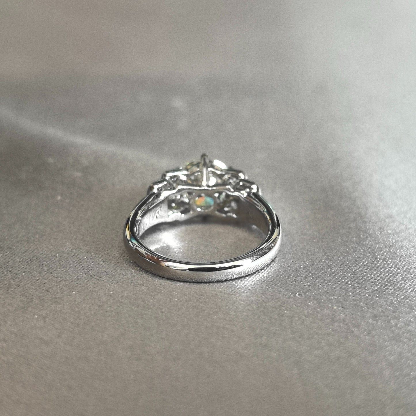 Round Brilliant Solitaire Ring - Wide Split Shank - Six-Prong