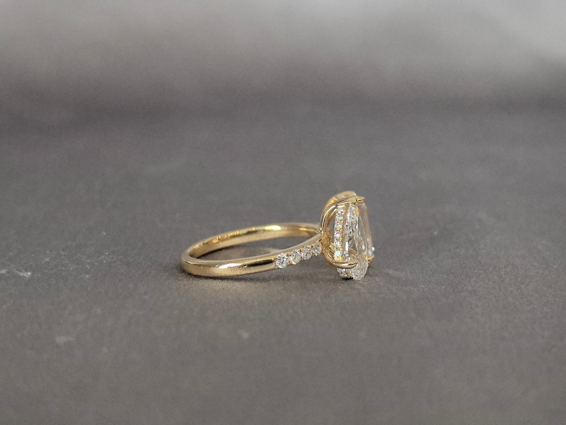 Emerald Cut & Pear Two-Stone Ring