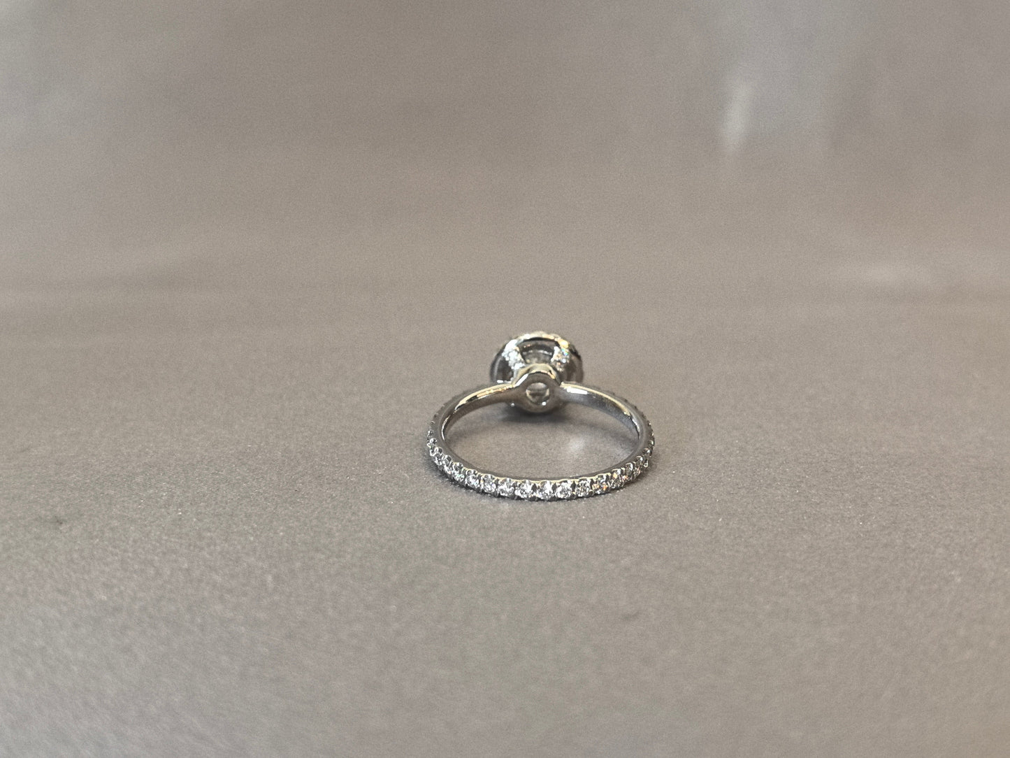 Round Cut Lab Diamond Full Eternity Ring - Double Halo Setting - Luxurious & Ethical