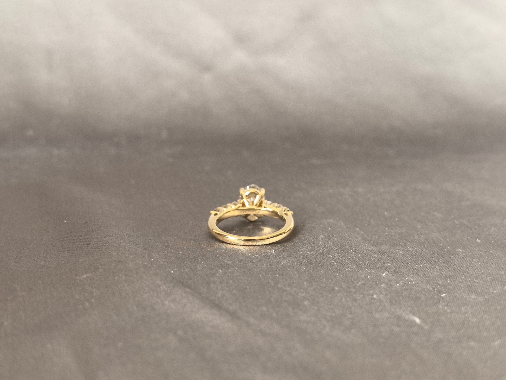 Oval Diamond Ring - Lab Grown Diamond Ring - Four Prong Setting