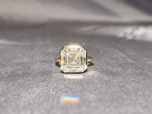 Antique Asscher Cut - Vintage Asscher Diamond - Lab Grown Asscher Cut Diamond