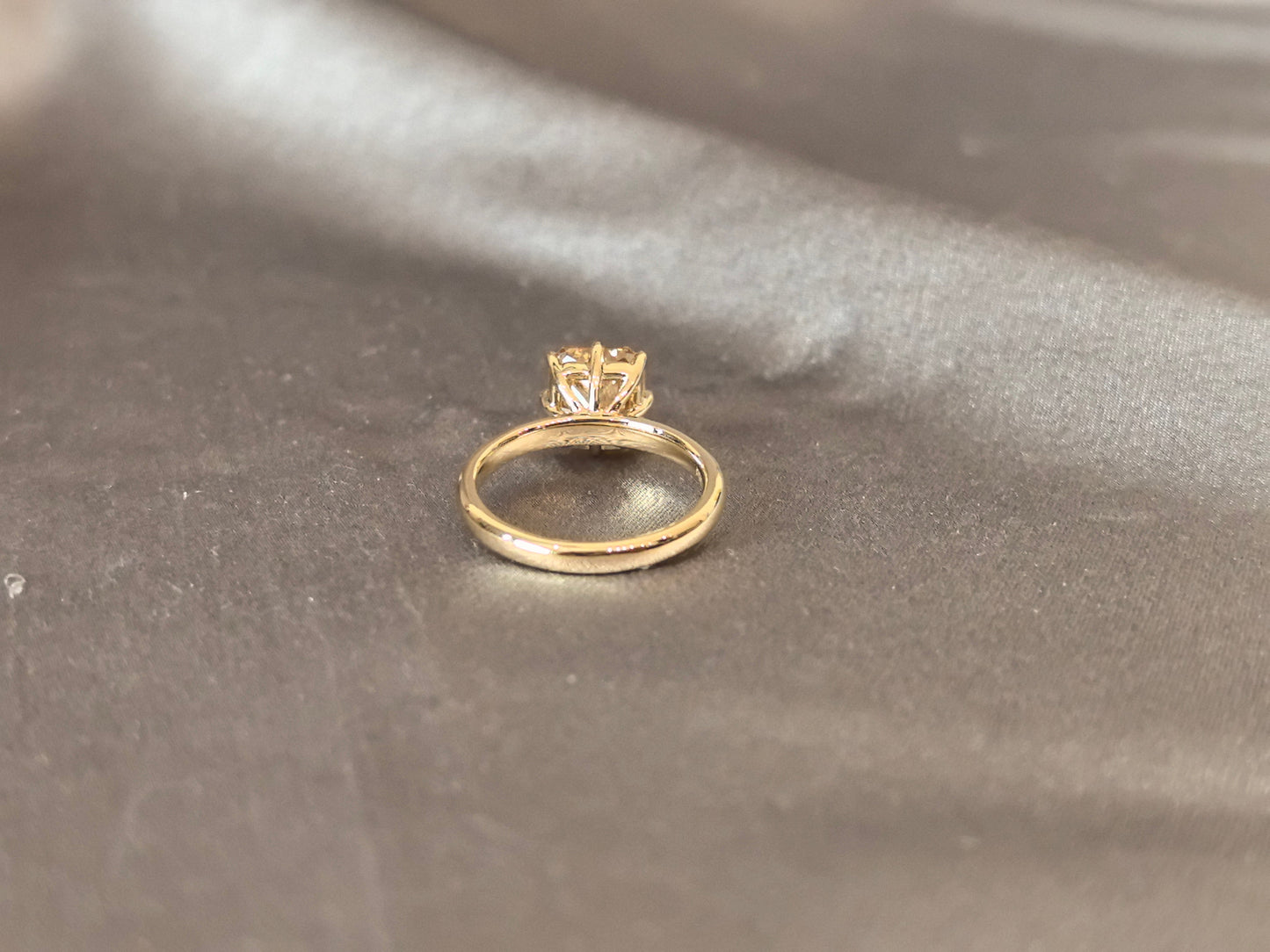 Fancy Brown Diamond Radiant-Cut Solitaire Ring - Prong-Set - Elegant Non-Traditional Engagement Ring