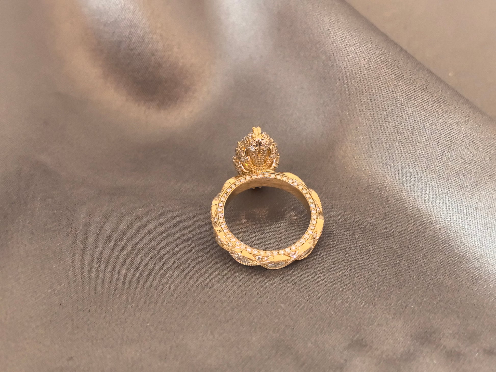 Marquise-Cut Lab-Grown Diamond Three-Stone Engagement Ring - Prong-Set - Refined Symmetrical Three-Stone Style (Copy)