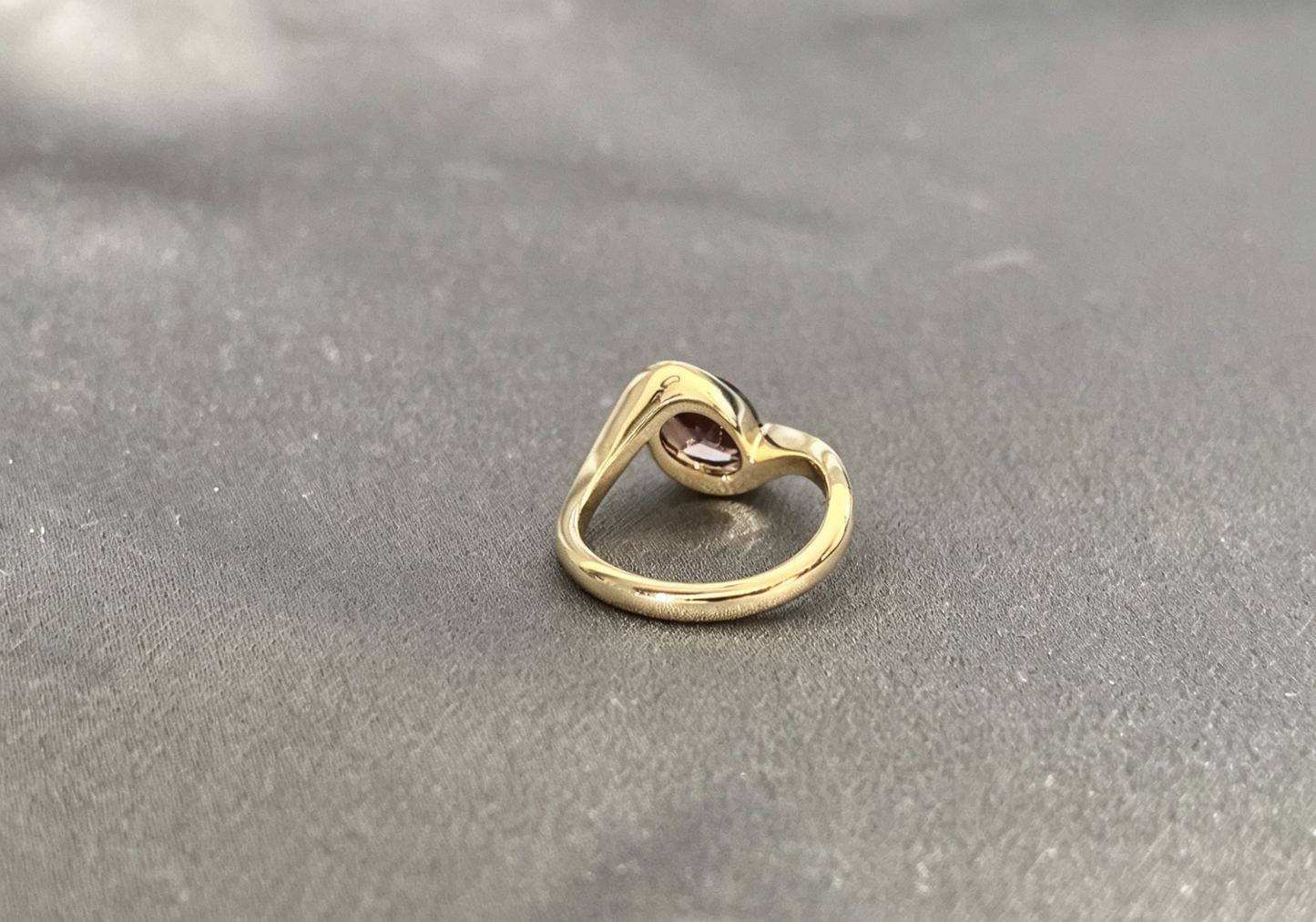 Oval Cut Lab Diamond Ring - Bezel Setting - Vintage Bridal Jewelry