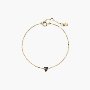 Mini Heart Pav鑼?Diamond Bracelet