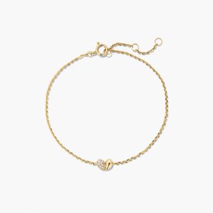 Lab Grown Diamond Heart Bracelet