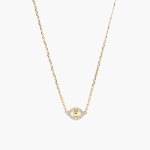 Pav鑼?Diamond Evil Eye Necklace
