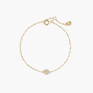 Pav鑼?Diamond Evil Eye Bracelet